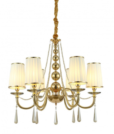 Люстры подвесные — Подвесная люстра Lumina Deco LDP 1200-6 F.GD купить в 