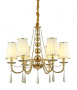 Люстры подвесные — Подвесная люстра Lumina Deco LDP 1200-6 F.GD купить в 