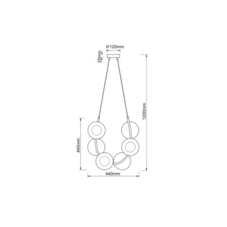 Люстры подвесные — Подвесная люстра Vele Luce VL5004P61 купить в 