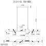 Люстры подвесные — Подвесная люстра iLamp 2134-6L BR+MBK купить в  Люстры подвесные — Подвесная люстра iLamp 2134-6L BR+MBK купить в