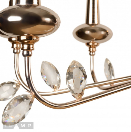 Люстры подвесные — Подвесная люстра iLamp 1020-8GD купить в 