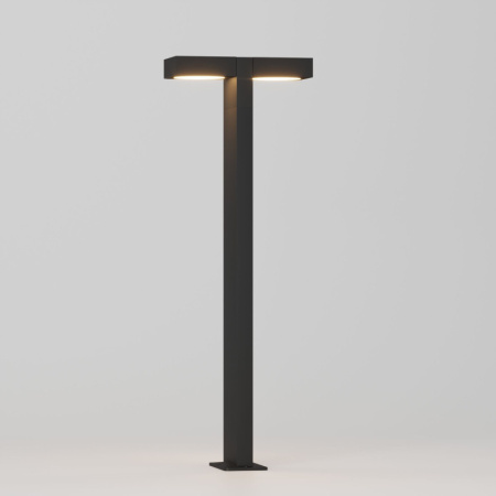 Средние уличные фонари — Садово-парковый светильник Elektrostandard Twin черный (35170/F) купить в 