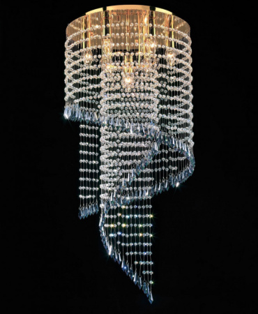 Люстры каскадные — Каскадная люстра Lumina Deco LDC 7053-7A GD купить в 