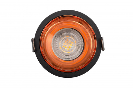 Встраиваемые точечные светильники — Встраиваемый светильник Denkirs DK2410-BK купить в 