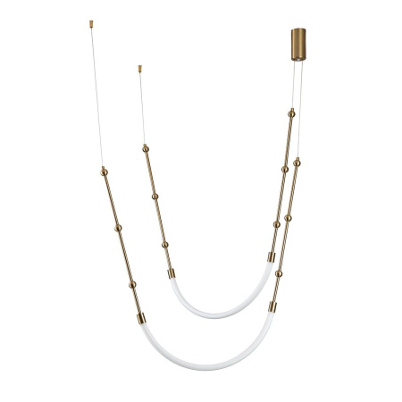 Подвесные светильники — Подвесной светодиодный светильник Indigo Corda 14010/2P Brass V000063L купить в  Подвесные светильники — Подвесной светодиодный светильник Indigo Corda 14010/2P Brass V000063L купить в