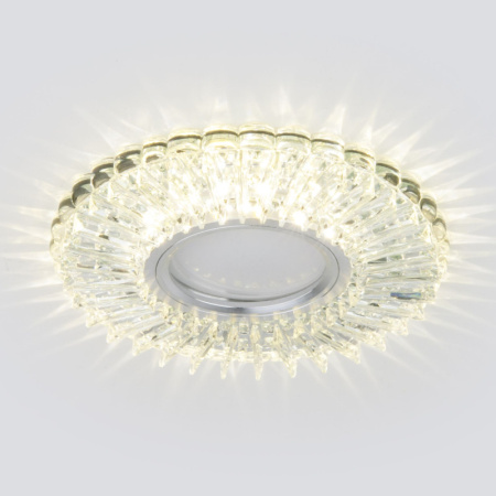 Встраиваемые точечные светильники — Встраиваемый светильник Elektrostandard 2204 MR16 CL прозрачный купить в 