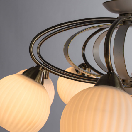 Люстры накладные — Накладная люстра ARTE Lamp A6342PL-8WG купить в  Люстры накладные — Накладная люстра ARTE Lamp A6342PL-8WG купить в
