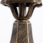 Низкие уличные фонари — Садово-парковый светильник ARTE Lamp A1044FN-1BN купить в 