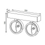 Споты — Спот Zumaline Go sl 2 50485-G9 купить в  Споты — Спот Zumaline Go sl 2 50485-G9 купить в