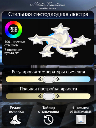 Люстры накладные — Накладная люстра Natali Kovaltseva LED LAMPS 81145 купить в  Люстры накладные — Накладная люстра Natali Kovaltseva LED LAMPS 81145 купить в