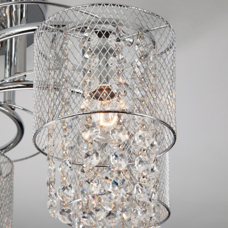 Люстры на штанге — Люстра на штанге Eurosvet 30137/5 хром купить в 