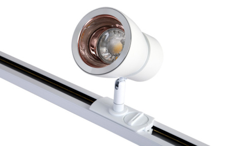 Трековые светильники — Светильник на шине Crystal Lux CLT 0.31 009 WH-GO купить в 