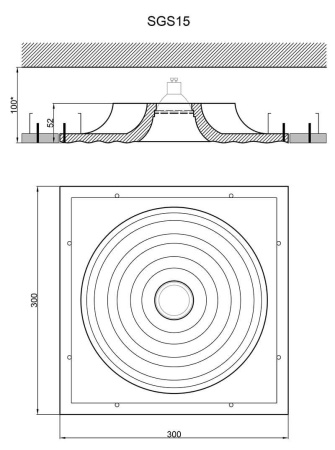 Точечные светильники — Встраиваемый светильник Artpole SGS15 купить в 