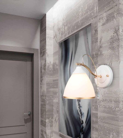 Потолочные светильники — Бра Seven Fires Dzintars WD3523/1W-WT-FGD-WT купить в 