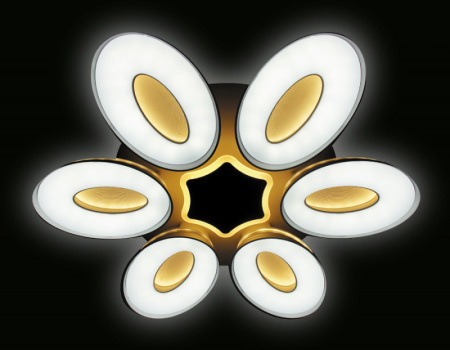 Люстры накладные — Накладная люстра Ambrella Light FG1022/6+1 WH 144W+80W D1000 купить в  Люстры накладные — Накладная люстра Ambrella Light FG1022/6+1 WH 144W+80W D1000 купить в