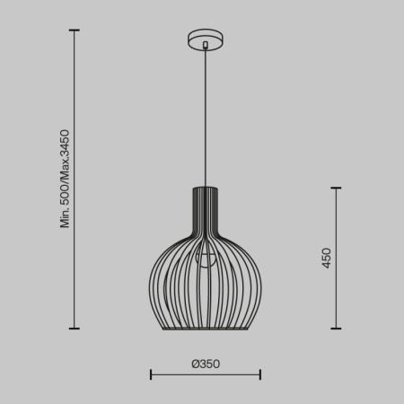 Подвесные светильники — Подвесной светильник Maytoni MOD194PL-01W купить в 
