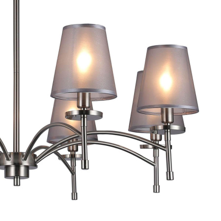 Люстры на штанге — Подвесная люстра Escada Faith 694/8PL Nickel купить в  Люстры на штанге — Подвесная люстра Escada Faith 694/8PL Nickel купить в