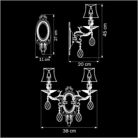Потолочные светильники — Бра Osgona Fiocco 701621 купить в 