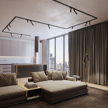 Трековые светильники — Светильник на шине Elektrostandard Pika чёрный 85111/01 купить в 