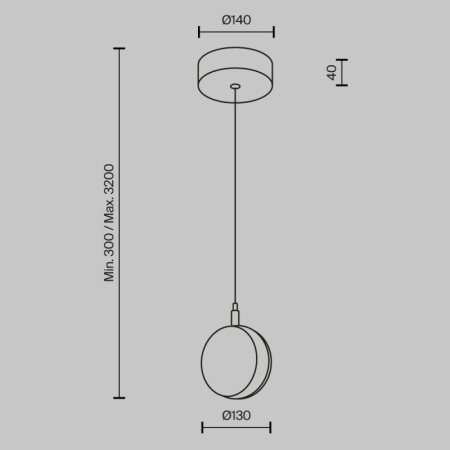 Подвесные светильники — Подвесной светильник Maytoni MOD299PL-L10BC3K купить в 
