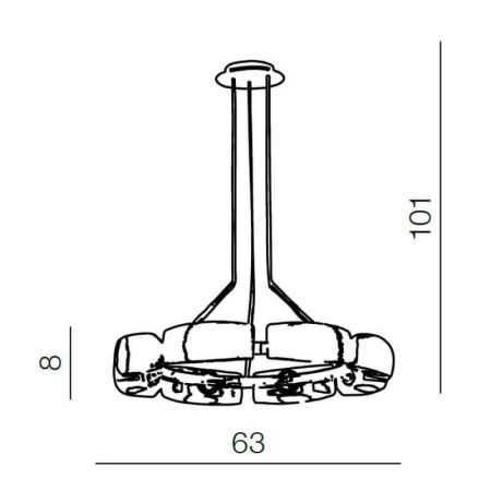 Люстры подвесные — Подвесная люстра Azzardo Fiona 8 AZ0154 купить в  Люстры подвесные — Подвесная люстра Azzardo Fiona 8 AZ0154 купить в