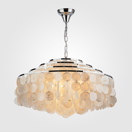 Люстры подвесные — Подвесная люстра Eurosvet 3535/6 хром/перламутр купить в 