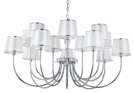 Люстры подвесные — Подвесная люстра Crystal Lux FAVOR SP7+7 CHROME купить в 