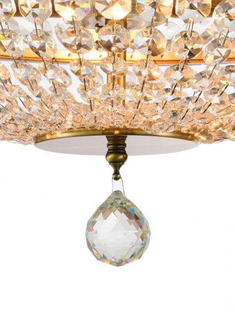 Люстры на штанге — Люстра на штанге Natali Kovaltseva BAROCCO 81405/4C ANTIQUE купить в 