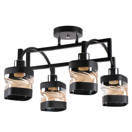 Потолочные люстры — Потолочная люстра IMEX MD.51503-4-S BK+CH купить в 