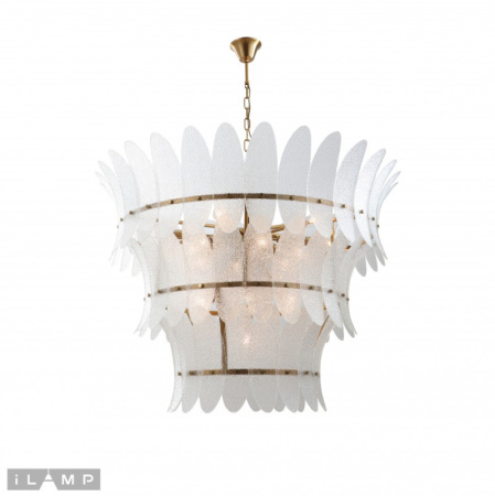 Люстры подвесные — Подвесная люстра iLamp 15602-19 ANB+CL купить в 