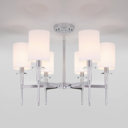 Люстры на штанге — Люстра на штанге Eurosvet 60132/6 хром купить в 