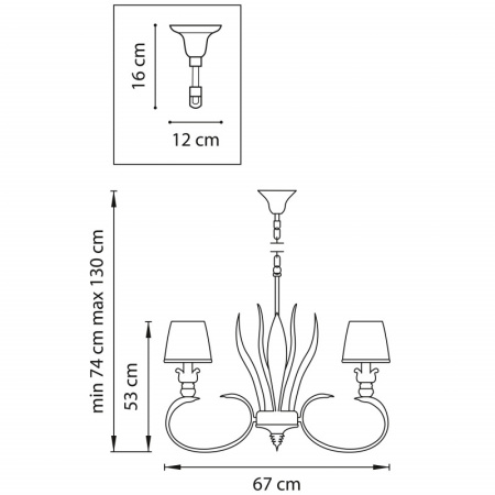 Люстры подвесные — Подвесная люстра Lightstar 783061 купить в 