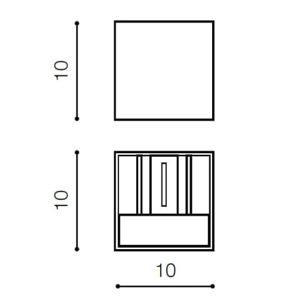 Настенные бра — Настенный светильник Azzardo Gambino 1 AZ0957 купить в 