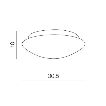 Накладные светильники — Потолочный светильник Azzardo Eos L AZ2070 купить в 