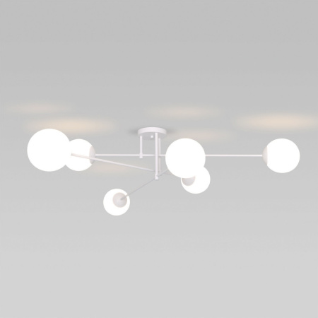 Люстры на штанге — Люстра на штанге Eurosvet 30181/6 белый купить в 