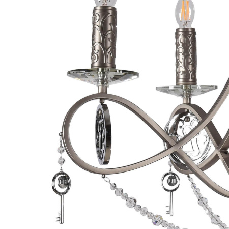 Люстры подвесные — Подвесная люстра Lumien Hall Орабель 2036/5H-SNCR-CL купить в 