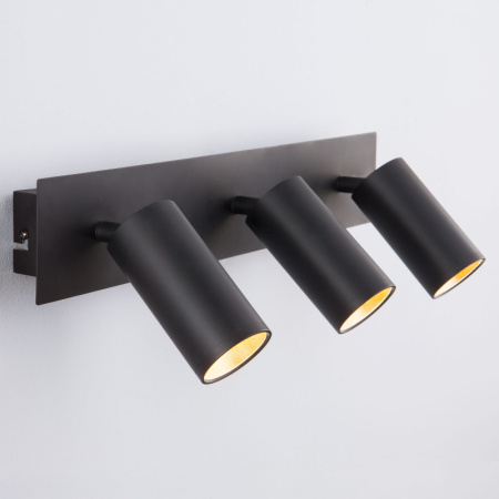 Споты — Спот Eurosvet 20066/3 LED черный/золото купить в  Споты — Спот Eurosvet 20066/3 LED черный/золото купить в