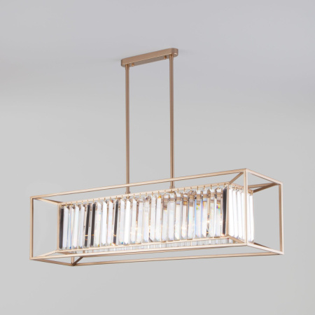 Люстры на штанге — Люстра на штанге Bogate's 299/6 шампань Strotkis купить в 