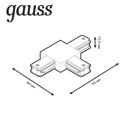 Коннекторы — Коннектор Gauss TR109 купить в  Коннекторы — Коннектор Gauss TR109 купить в