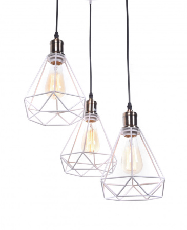 Подвесные светильники — Подвесной светильник Lumina Deco LDP 11609-3 WT купить в 