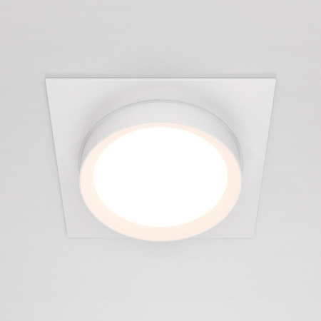 Встраиваемые точечные светильники — Встраиваемый светильник Maytoni Technical DL086-GX53-SQ-W купить в 