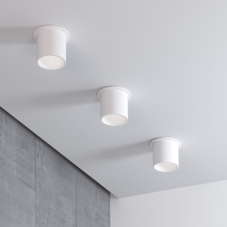 Встраиваемые точечные светильники — Встраиваемый светильник Elektrostandard 25005/01 GU10 белый купить в 