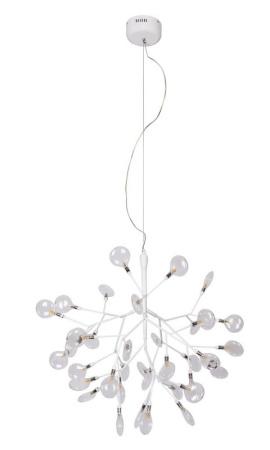 Люстры подвесные — Подвесная люстра Crystal Lux EVITA SP36 WHITE/TRANSPARENT купить в  Люстры подвесные — Подвесная люстра Crystal Lux EVITA SP36 WHITE/TRANSPARENT купить в