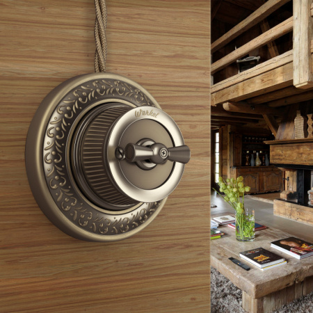 Выключатели — Выключатель Werkel WL19-01-03 (Бронзовый) купить в 