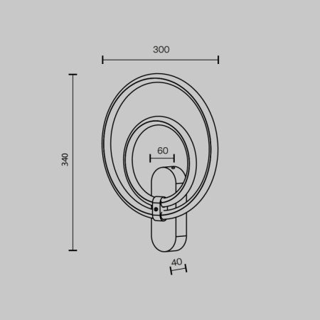 Настенные бра — Бра Maytoni MOD357WL-L16BS3K купить в 