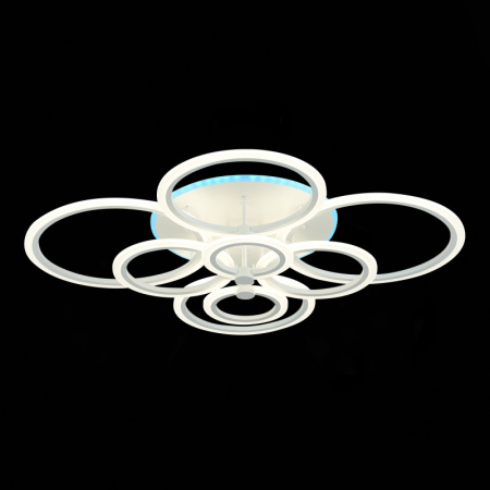 Люстры накладные — Накладная люстра Evoluce SLE500552-08RGB купить в 