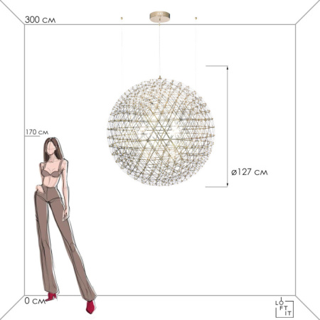 Люстры подвесные — Подвесная люстра LOFT IT 9027-127 Gold купить в  Люстры подвесные — Подвесная люстра LOFT IT 9027-127 Gold купить в