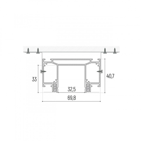 Профили для шинопроводов — Профиль для шинопроводов Novotech 135189 купить в 