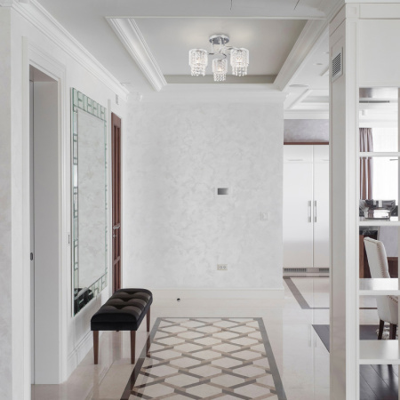 Люстры на штанге — Люстра на штанге Eurosvet 30137/3 хром купить в 