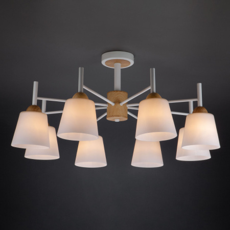 Люстры на штанге — Люстра на штанге Eurosvet 70085/8 белый купить в 